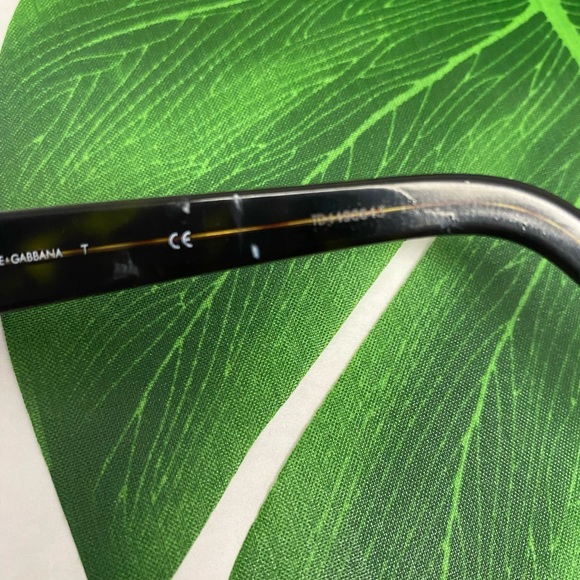 D&G Dolce & Gabbana Maroon Square Stud Eyeglasses - Picture 5 of 9